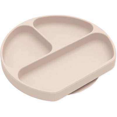 Bumkins Silicone Grip Dish - Sand Image 1