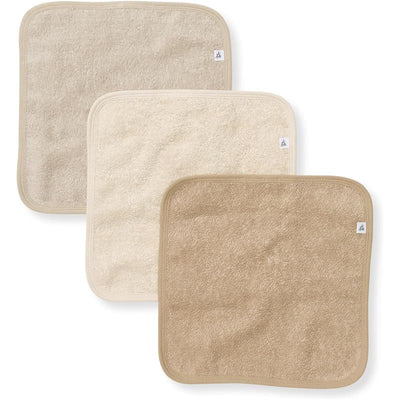 Burt's Bees - Baby Infant Washcloths, 100% Organic Cotton, Knit Terry, 3Pk, Oat Image 1