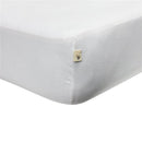 Burt's Bees Bedding Baby Organic Solid Crib Sheet, Cloud