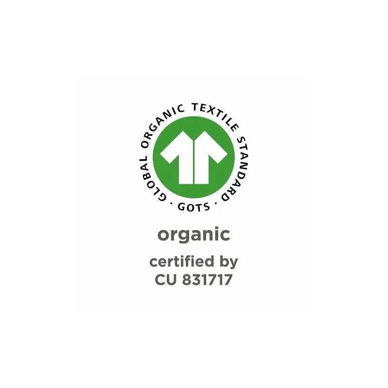 Global Organic Textile Standard (GOTS) certification logo, indicating organic textile certification.