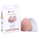 Washable nursing pads in a slim design, featuring a pink and white color scheme, packaged for regular leaks.