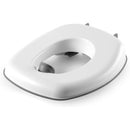 Chicco Toilet Topper in white, designed for children with a built-in handle and anti-slip features.