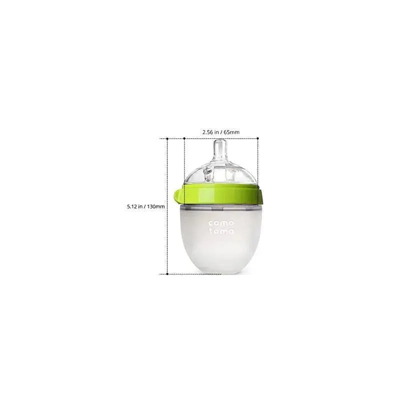 Comotomo 7Pk Baby Bottle Bundle Green