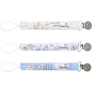 Binky clips featuring Hundred Acre Wood characters, including Winnie the Pooh and Tigger, with colorful designs and branding.