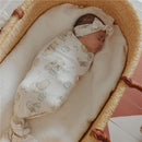 Copper Pearl - Large Premium Knit Baby Swaddle Receiving Blanket Hunny Image 4