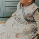 Premium 3-layer knit sleep bag featuring Winnie the Pooh and friends, designed for comfort and warmth.