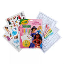 Crayola Color & Sticker Activity Set featuring Disney Princesses, includes 32 coloring pages, 50+ stickers, and markers.