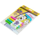 Crayola Disney Princess Color & Erase Activity Pad with 24 reusable pages, four colored markers, and over 100 stickers.