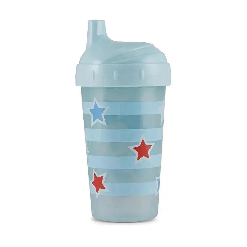 Disney Mickey Mouse hard spout cup featuring a blue design with red and blue stars, ideal for children.