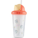 Two-pack of Winnie the Pooh sippers featuring bees and honey pots, with a colorful, playful lid and built-in straw.