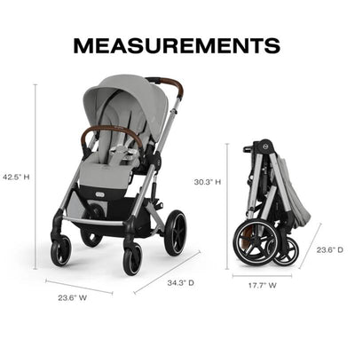 Cybex - Balios S Lux Stroller, Stone Grey Image 2