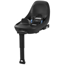 Cybex Cloud G Load Leg Car Seat Base in black, featuring anchoring points and a load leg for secure installation.