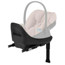 Cybex Cloud G Pro/Cloud T Load Leg Base, featuring a sleek design with a removable infant car seat and adjustable load leg for safety.