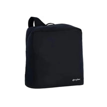 Cybex travel bag designed for Coya, Eezy, Beezy, and Orfeo strollers, featuring a sleek black exterior and logo.