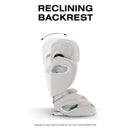 Cybex Solution T High-Back Booster Seat in City Grey with adjustable reclining backrest for comfort.
