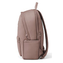 Large Dagne Dover Dakota Backpack in Dune, featuring a sleek design, main zipper compartment, and side pockets.