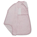 Delta babyGap TrueSleep Sleep Sack in pink, featuring a built-in swaddle and soft fabric, designed for infants.