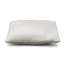 Luxury memory foam toddler pillow with a quilted white cover, designed by Delta Children for comfort and support.