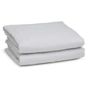 Delta Sertapedic Crib Mattress Liner Pads, pack of two, featuring a soft, white, 100% waterproof design.