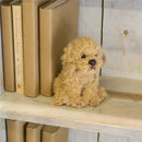 DEMDACO - Labradoodle Plush Beanbag Stuffed Animal Toy, Light Brown Image 3