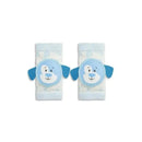 Soft knee pads featuring a playful puppy design with blue ears and a smiling face, ideal for toddlers.