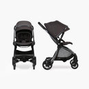 Single DFY - R1 stroller in grey, featuring a reclining seat, adjustable canopy, and dual wheels for smooth mobility.