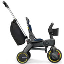Doona Liki Trike S3 in Royal Blue, featuring a sleek design with a comfortable seat, foldable handle, and storage bag.