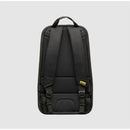 Black Doona X Pack & Go Basket features adjustable straps and secure side buckles, designed for convenient transportation.