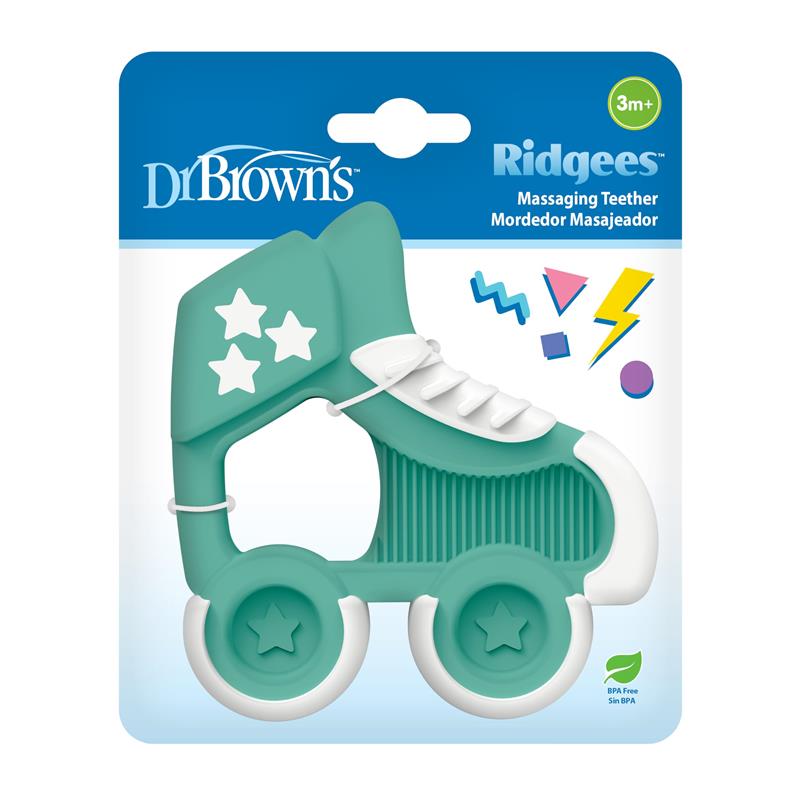 Dr. Brown Ridgees Roller Skate Massaging Teether