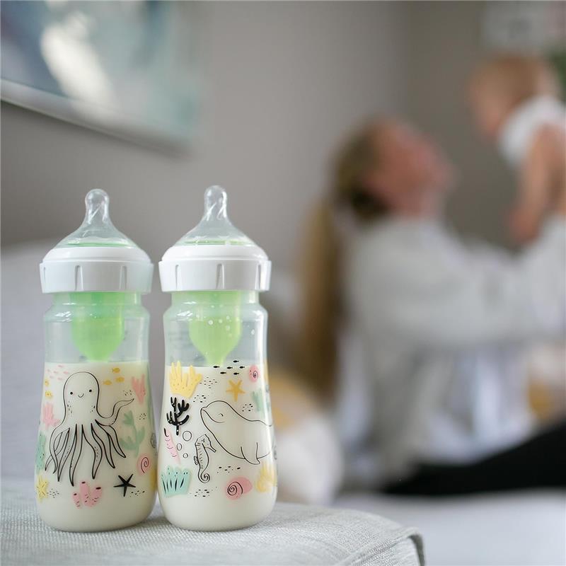 Dr. Brown's - 9Oz/270Ml Options+ Wide-Neck Designer Bottles, Ocean Designs, 2-Pack Image 7
