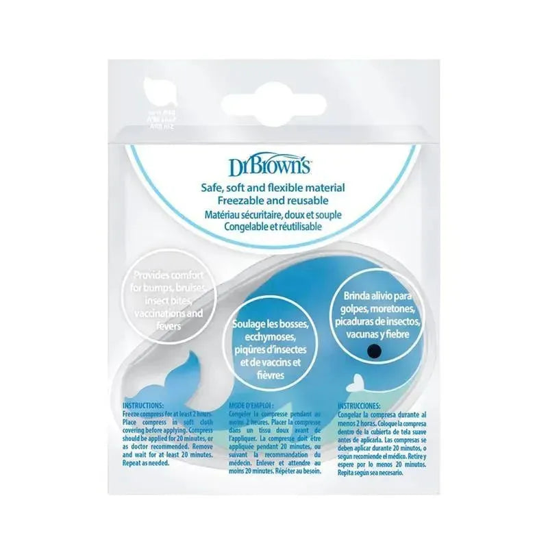 Dr. Brown's - 2Pk Cold Compress, Polar Bear & Whale Image 3