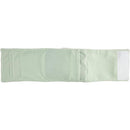Soft green infant gripe belt with adjustable Velcro straps, designed for soothing colicky babies.