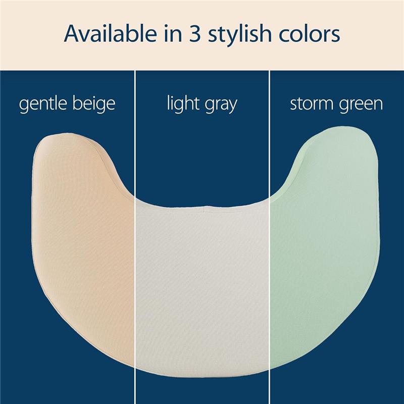 Dr. Brown's Lap Support Pillow Cover, Light Gray Image 8