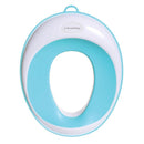 Aqua Dreambaby Potty Trainer Seat designed for toddlers, featuring a white interior and a turquoise outer rim.