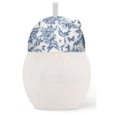 Elhee Straw Cup Tartine et Chocolat with a blue Toile de Jouy patterned lid, 240 ml capacity.