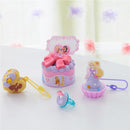Disney Princess Creations Kit featuring a decorative cake, cupcake with a princess figure, and accessories including a ring and charm.
