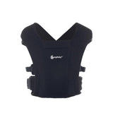 Ergobaby Embrace newborn carrier in pure black featuring a supportive design and adjustable straps.