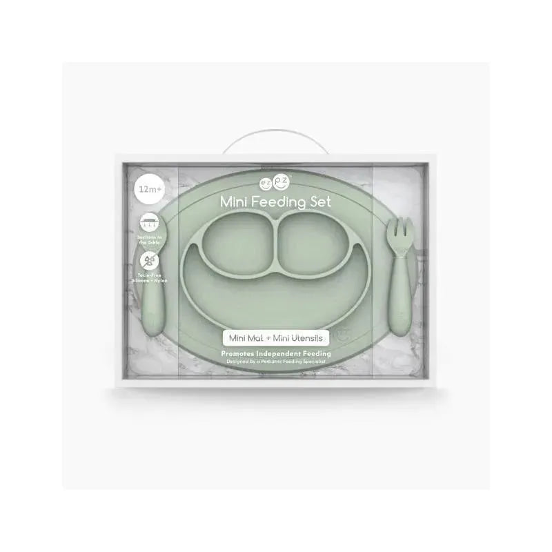 Ezpz - Mini Feeding Set, Sage Image 3