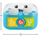 Fisher Price Laugh & Learn Play Along Ear Buds, featuring music notes, numbers, and a smiling face design.