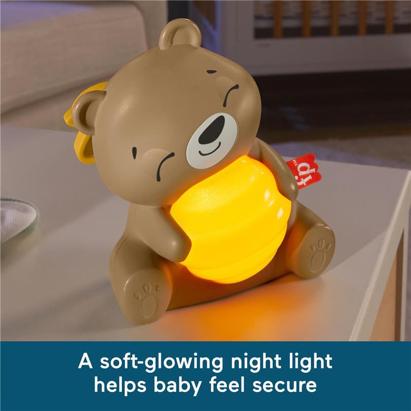 Fisher Price - Baby Toy Beary Soothing Portable Sound Machine with Music Image 5
