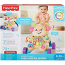 Fisher Price Laugh & Learn Sis Walker, a colorful educational toy for infants, teaching ABCs and 123s with music and activities.