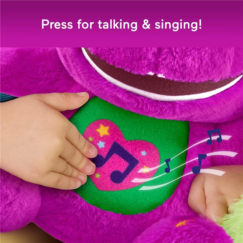 Fisher Price - Barney’s World Toddler Toys by Fisher-Price, Barney Tall Plush Image 3