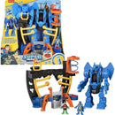 Fisher Price Imaginext DC Super Friends Batman Playset features a Robo Command Center with Batman and Robin figures, colorful accessories, and play features.