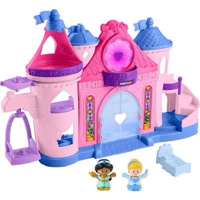 Fisher Price - Little People Toddler Toy Disney Princess Magical Lights & Dancing Castle  Image 1