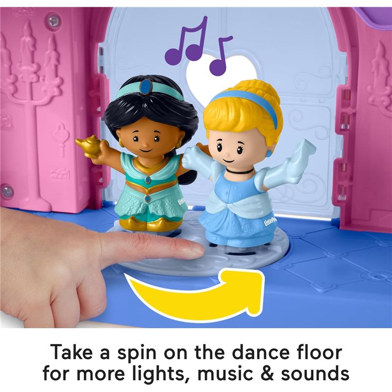 Fisher Price - Little People Toddler Toy Disney Princess Magical Lights & Dancing Castle  Image 3