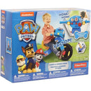 Fisher Price Paw Patrol Lights & Sounds Trike box featuring a child riding the tricycle with buttons for sounds and lights.