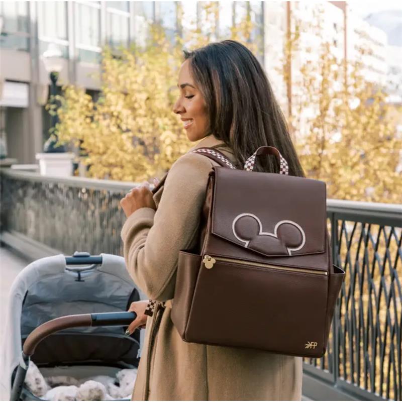 Freshly Picked - Disney Mocha Mickey Mouse Classic Diaper Bag Ii Brown Image 2