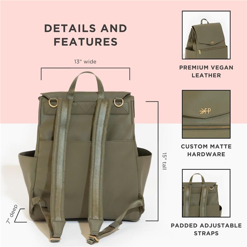 Freshly Picked - Sage Classic Diaper Bag Ii Image 3