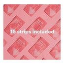 Frida Mom breast milk alcohol test strips, 15 count, with pink packaging featuring a funnel graphic.