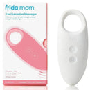 Frida Mom 2-in-1 Lactation Massager with vibration and heat features, designed to relieve clogged ducts and enhance milk flow.